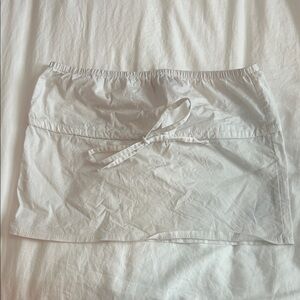 White Mini tube top with Bow